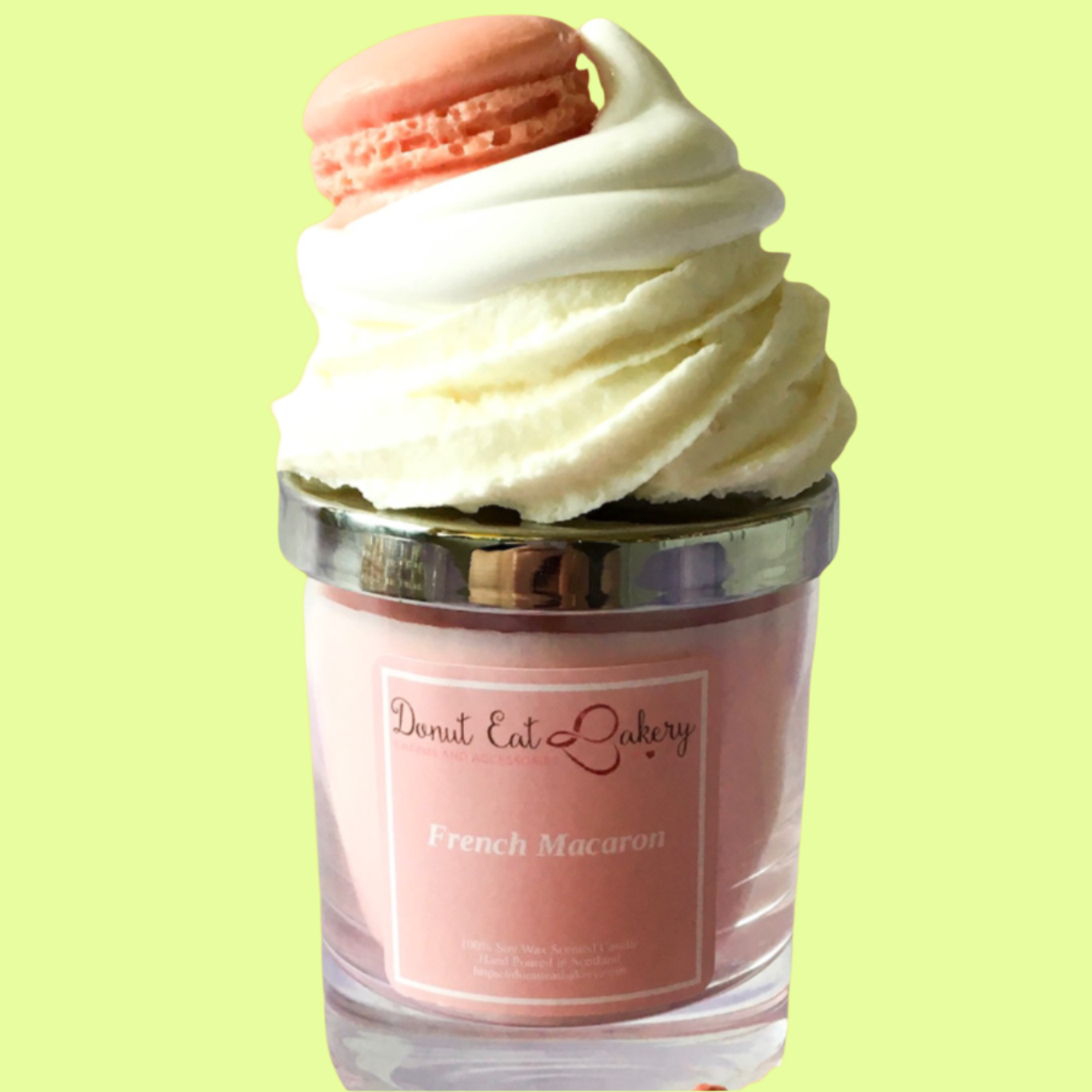 *Candle - Decorative Lid French Macaron