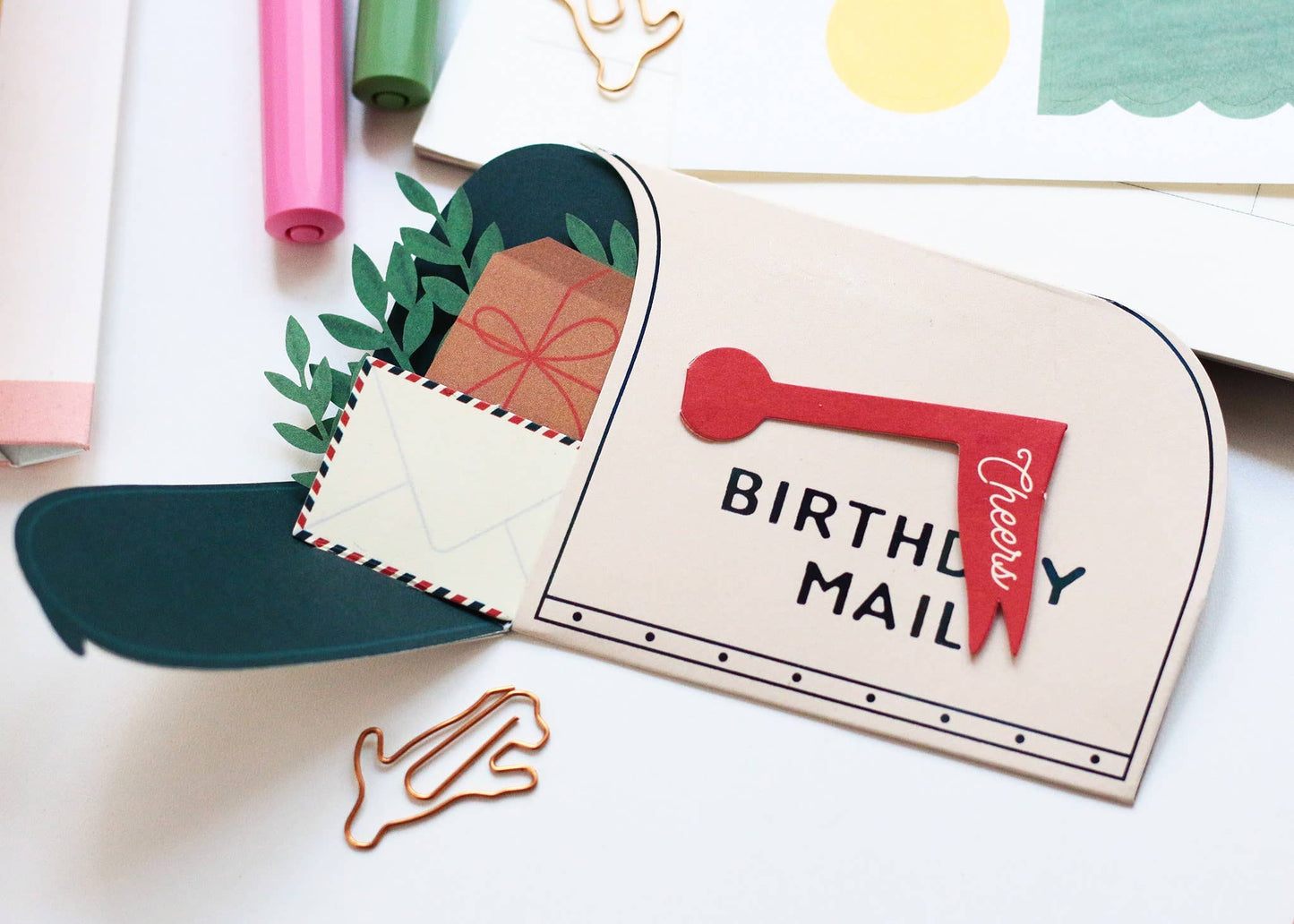 Greeting Card - Birthday Mail Mailbox Pop-Up