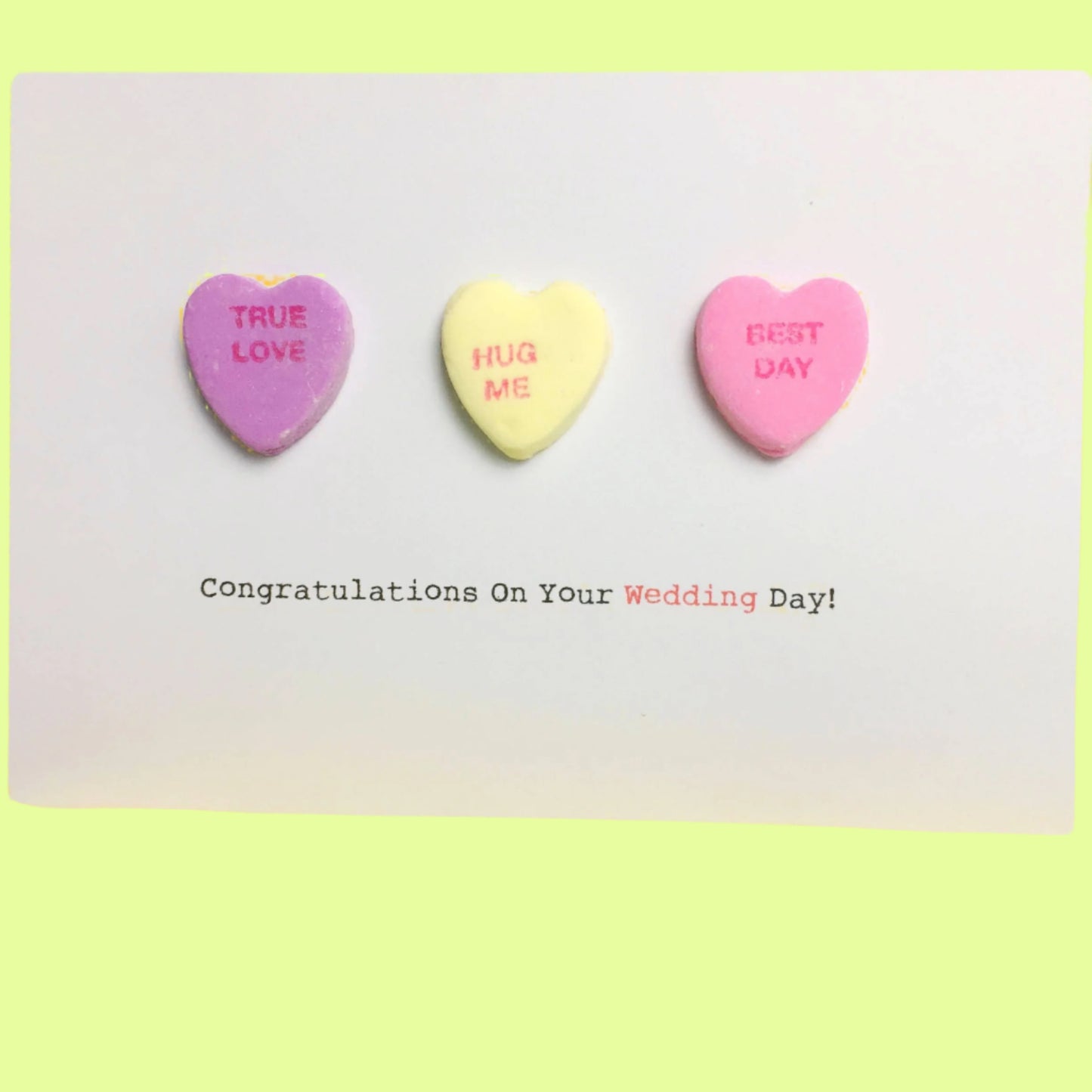 Greeting Card - CONGRATULATIONS ON YOUR WEDDING DAY!