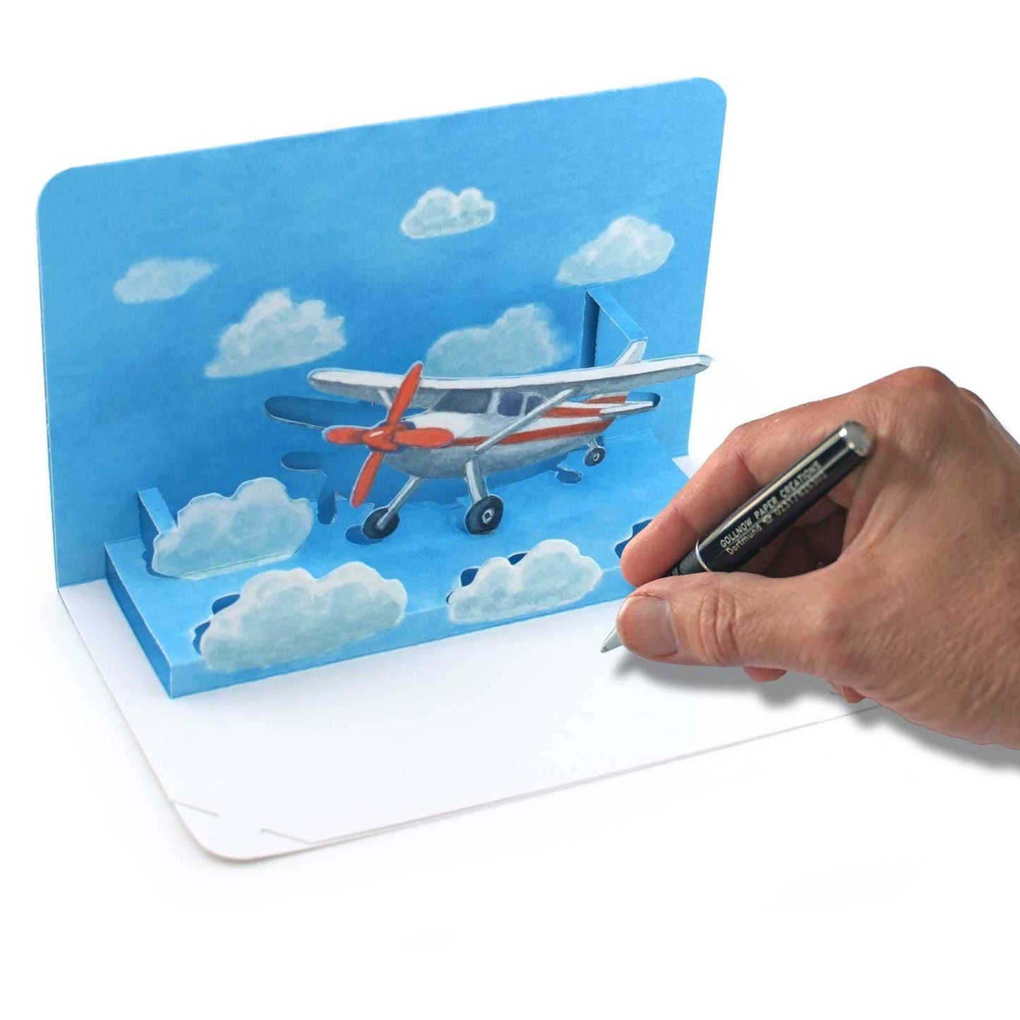 Greeting Card - Pop up Plane