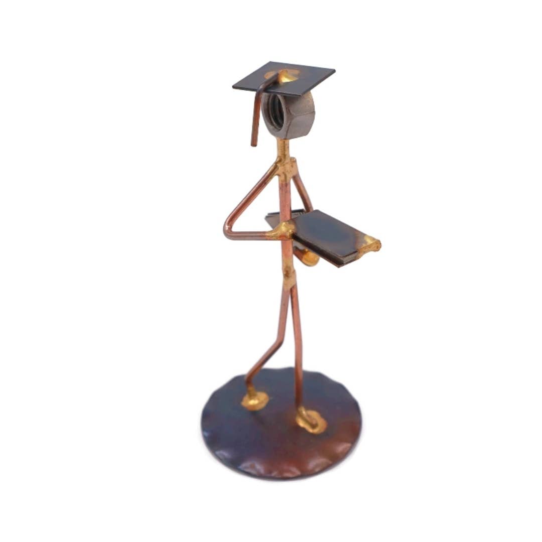 Metal Figurine - Student Man