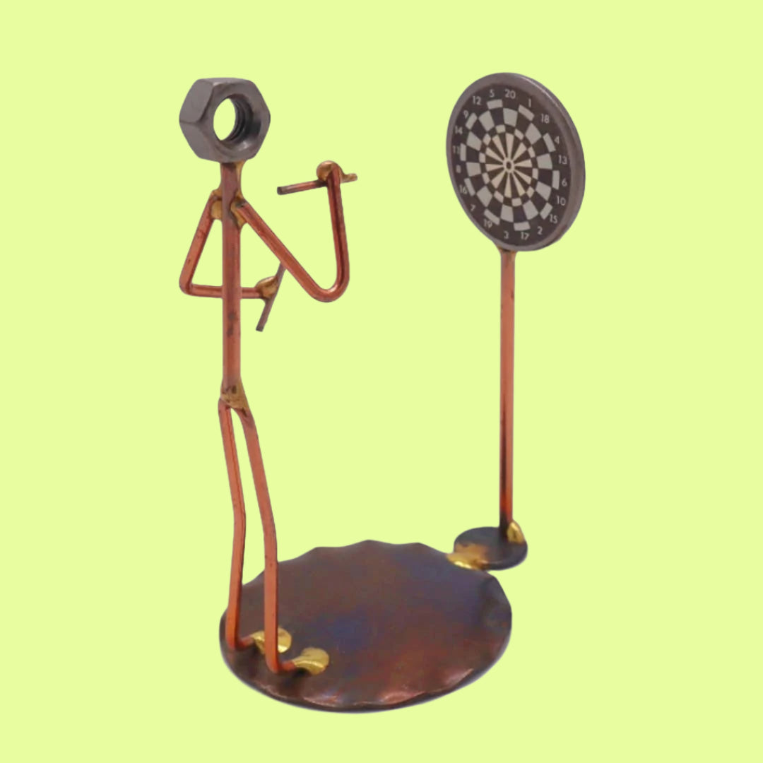 Metal Figurine - Dart Thrower