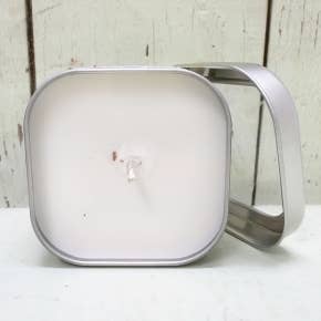 Candle - sq tin Pumpkin 4oz