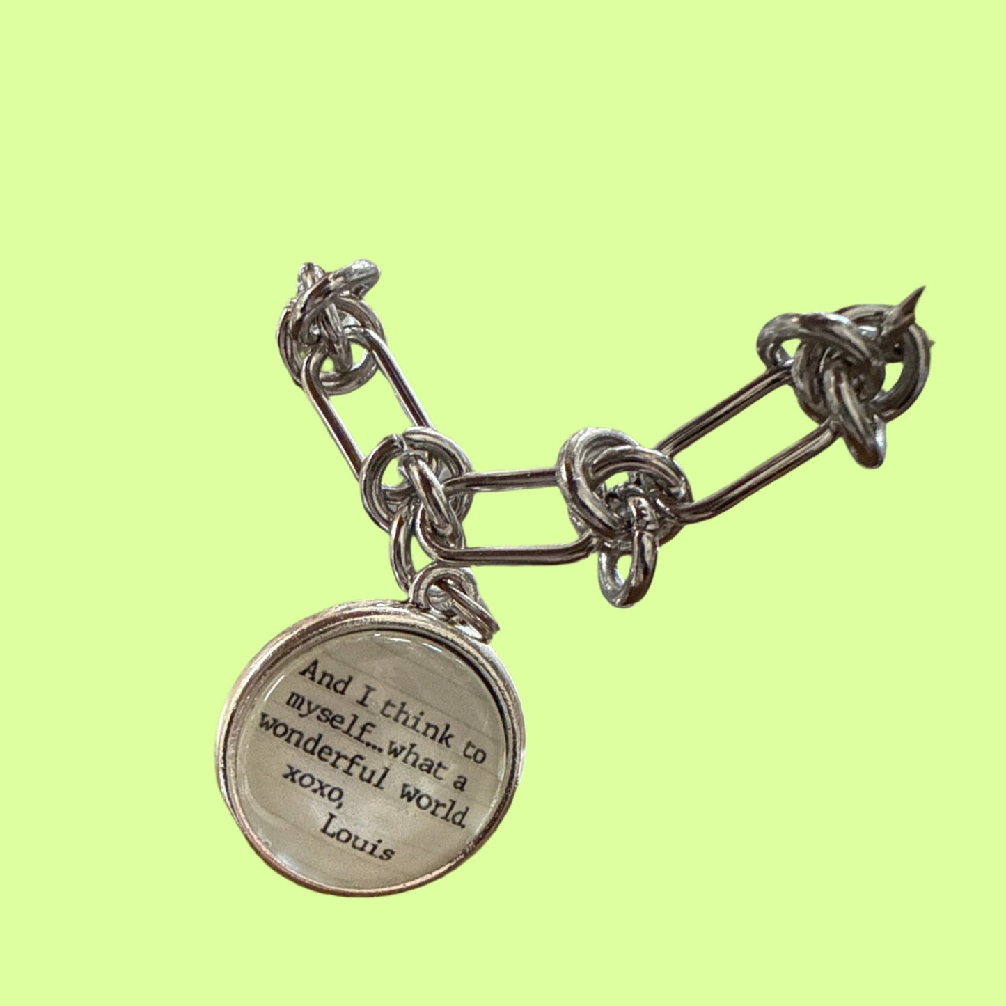 Bracelet - What a wonderful world