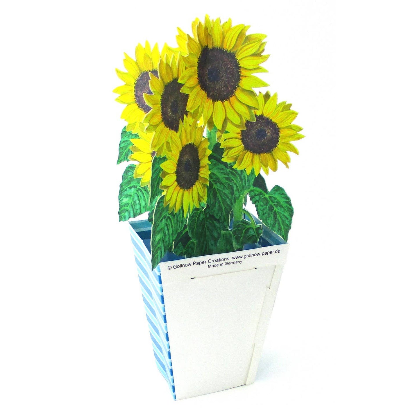 Greeting Card - 3D Sunflowers