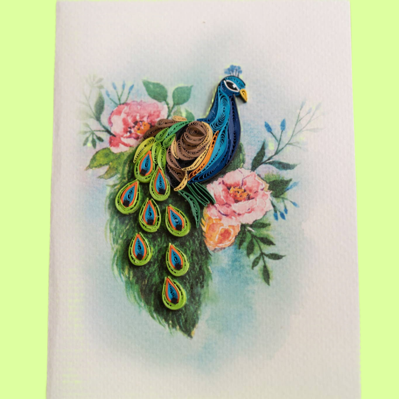 Greeting Cards - Quill Pretty in Peacock