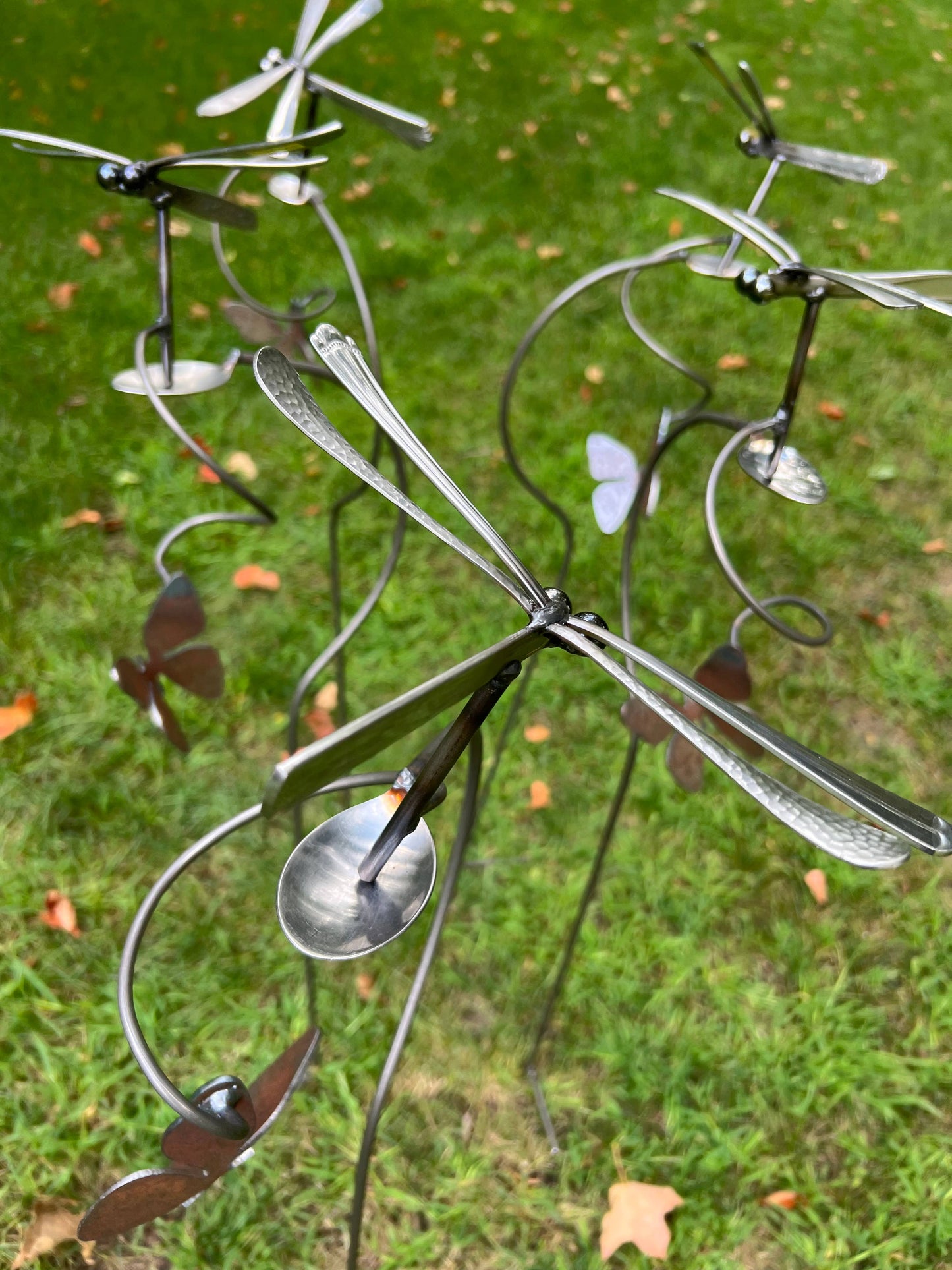 *Garden Stake - Dragon / Butterfly