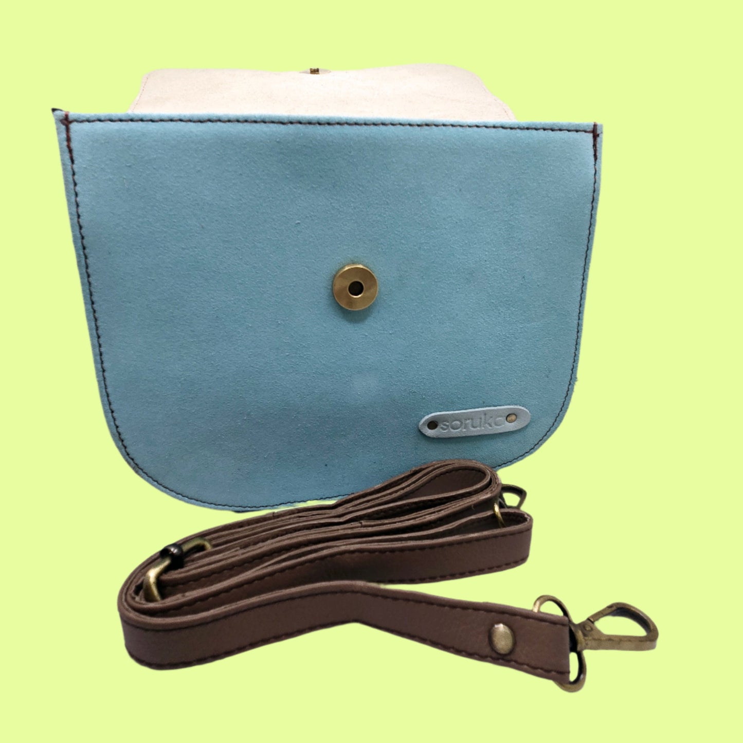 Bag - Lena Crossbody tassel - gy/aq/print