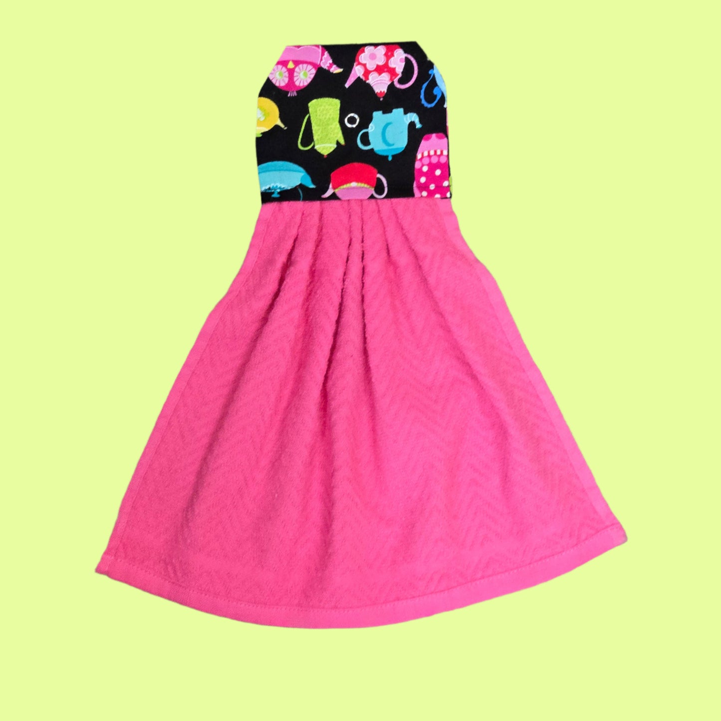 Hand Towel - Handmade by Rosemary - Teapots