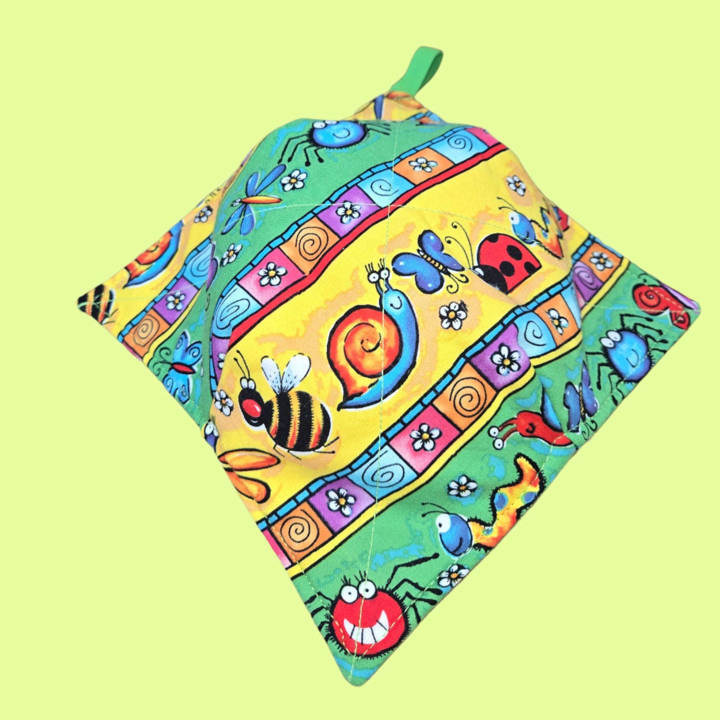 Microwave Cozy - Handmade by Rosemary - ladybirds - large
