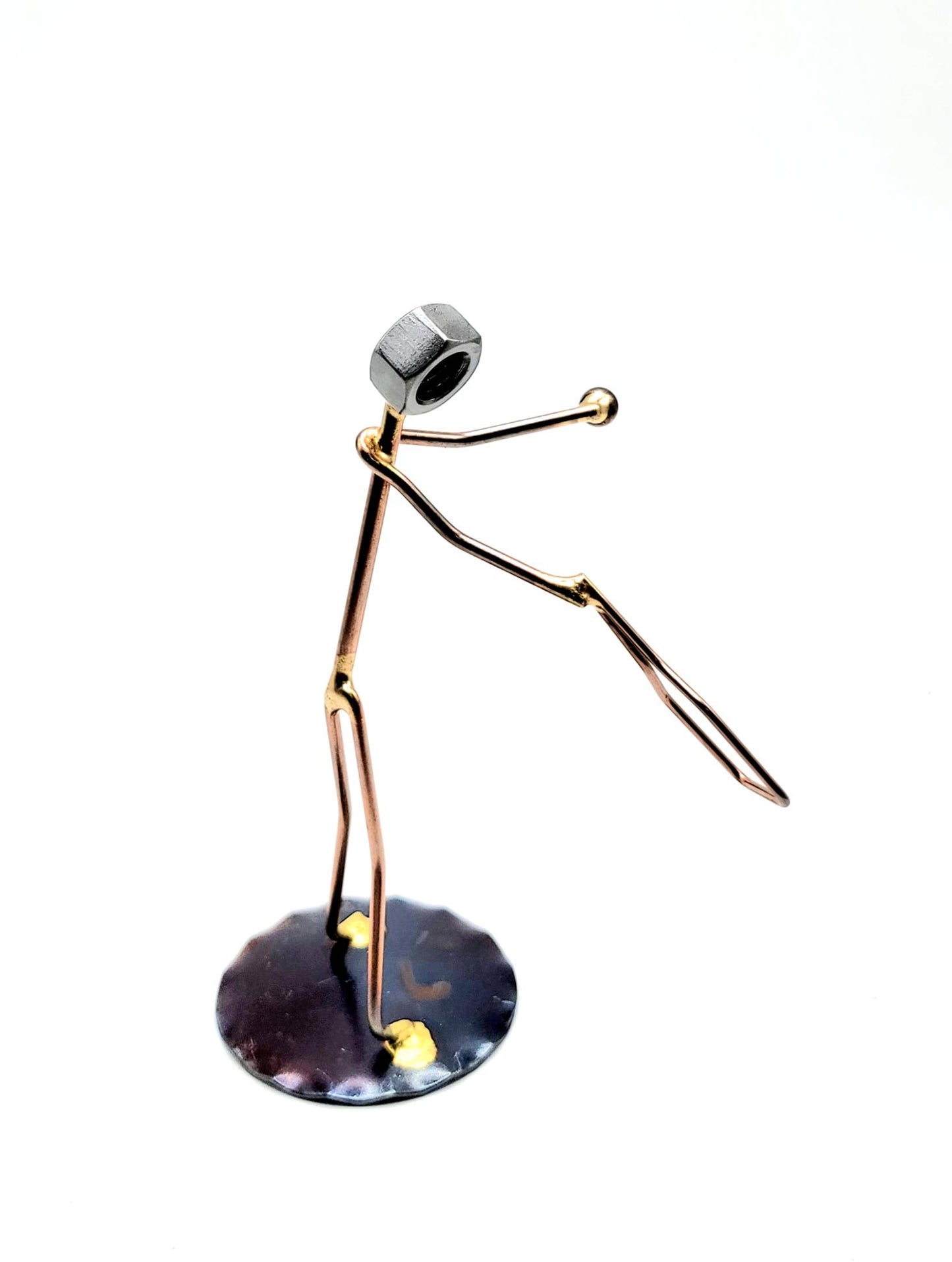 Metal Figurine - Pickleball Serve