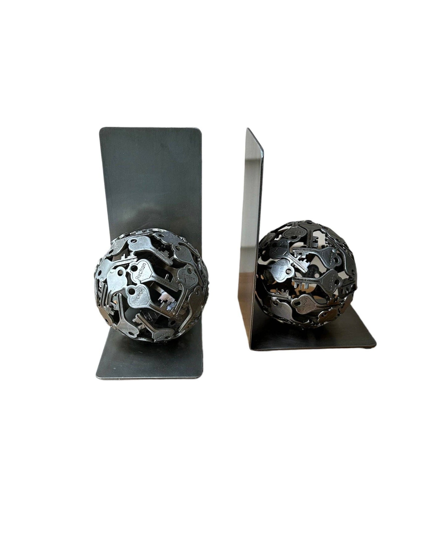 Bookends - Recycled Keys Copper