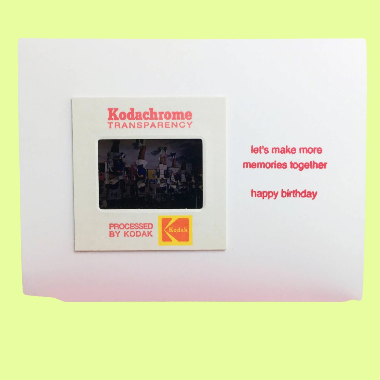 greeting Card - LET'S MAKE MORE MEMORIES TOGETHER.