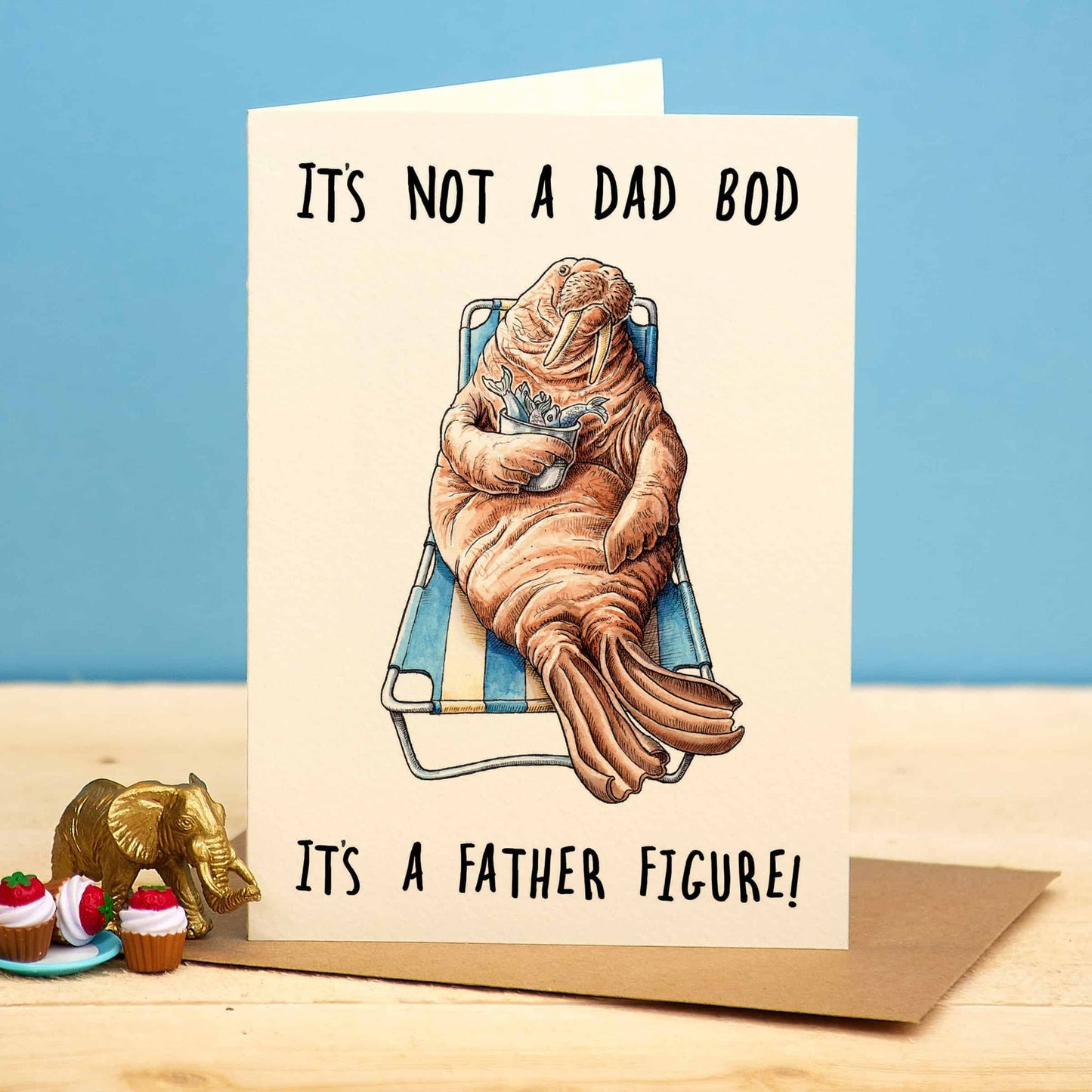 Greeting Card - Dad Bod Card