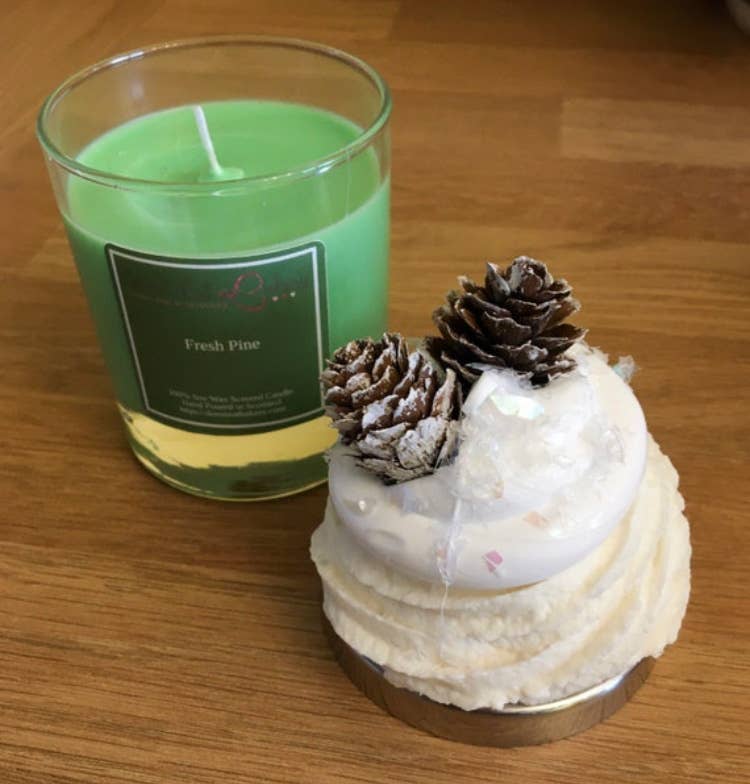 *Candle - Decorative Lid Fresh Pine