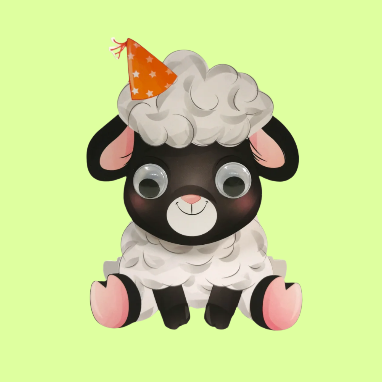 Greeting Card - Wobbly Head Sheep