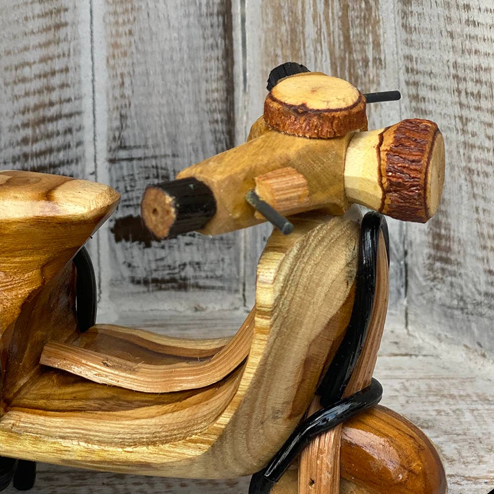 Decorative - Vintage Model Vespa, Bamboo