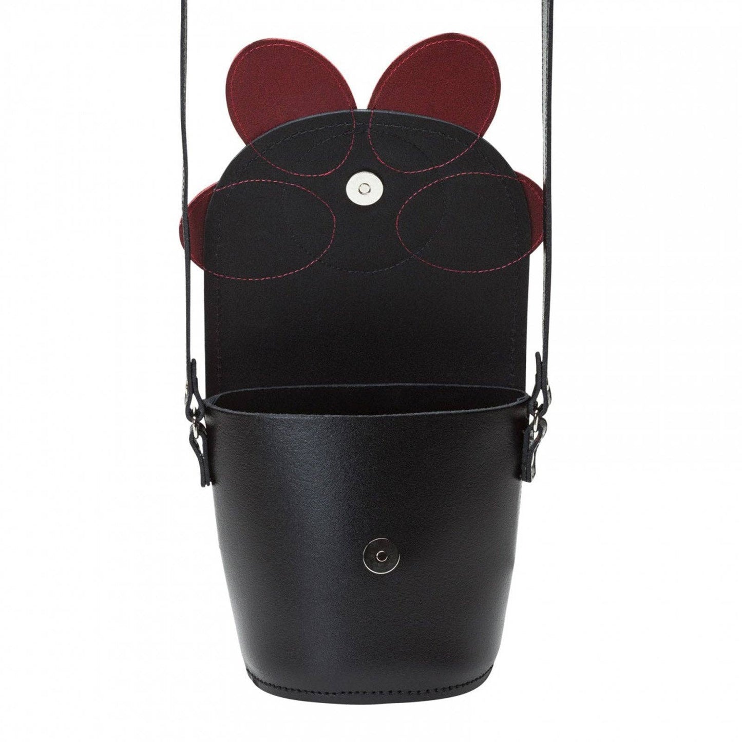 Bag - Crossbody Barrel Poppy Black/Red