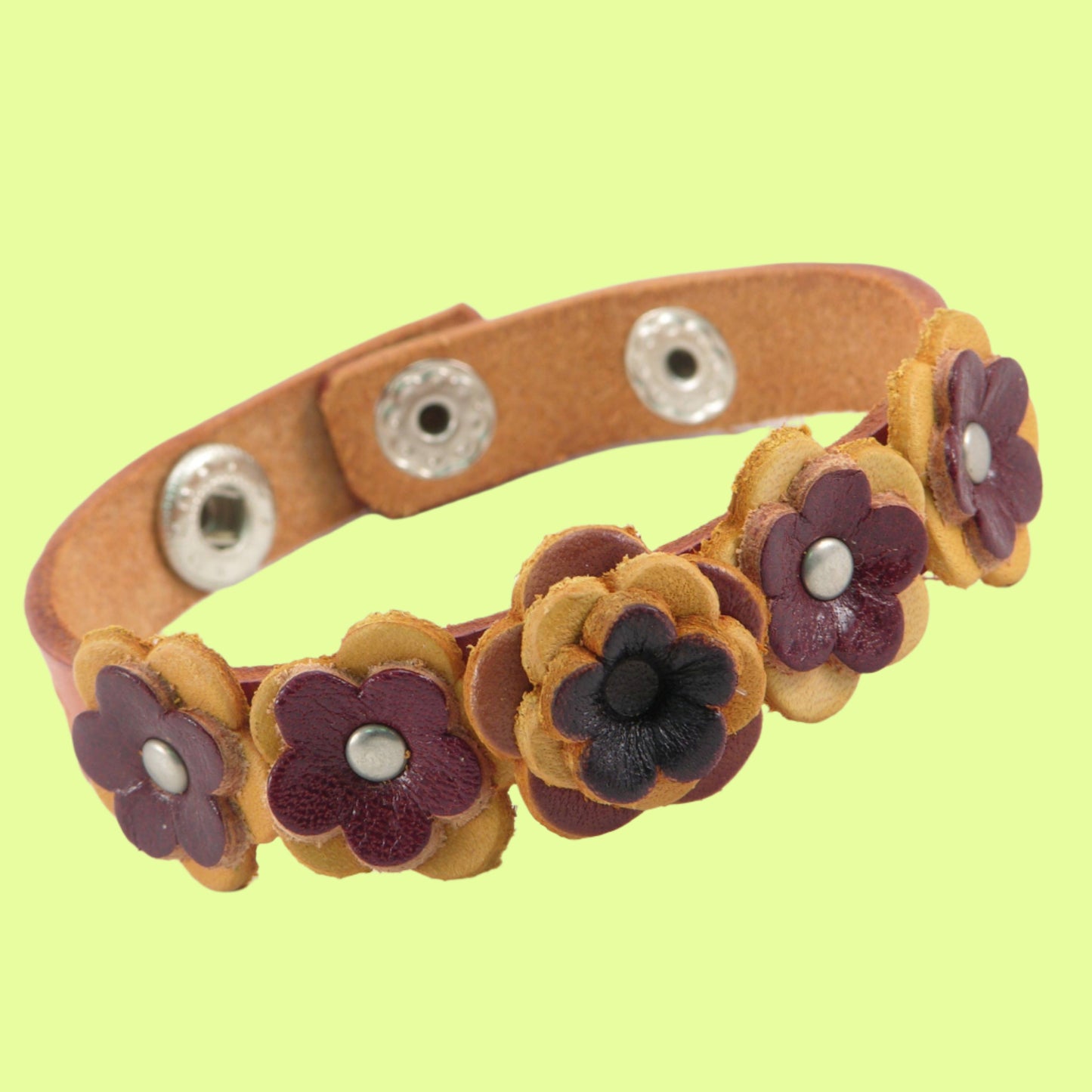 Bracelet - Florals (browns)