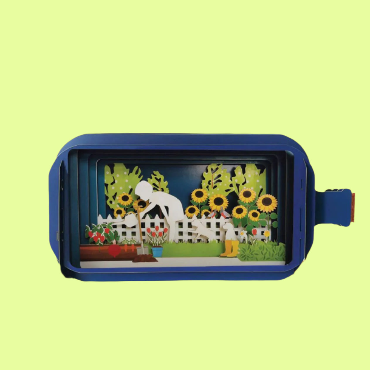 Greeting Card - Message in a Bottle Pop Up Sunflower