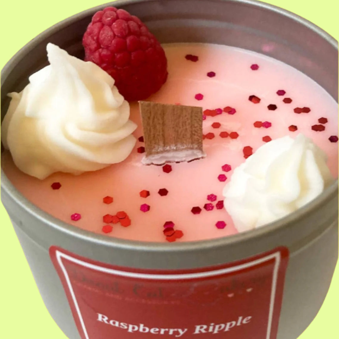 Candle - Tin - Raspberry Ripple