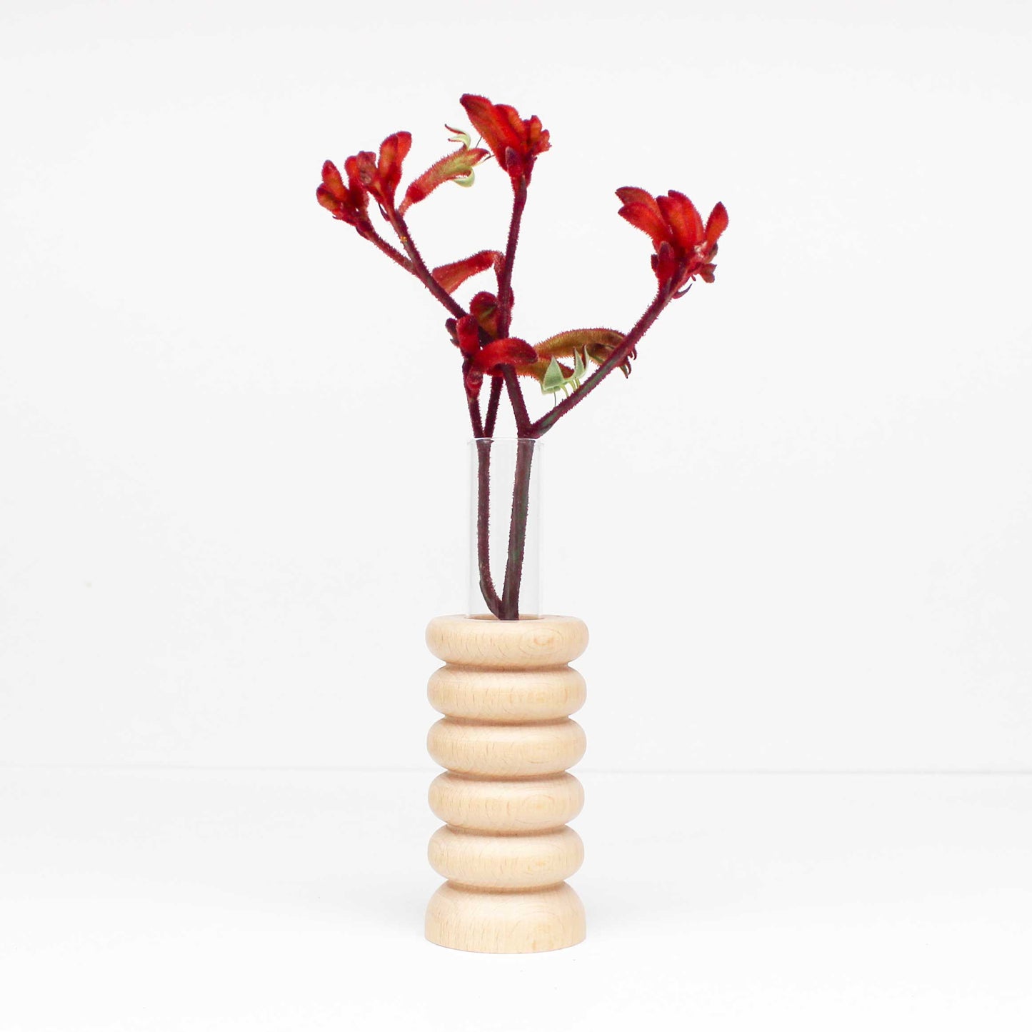 Vase - Totem Wooden stacked rings