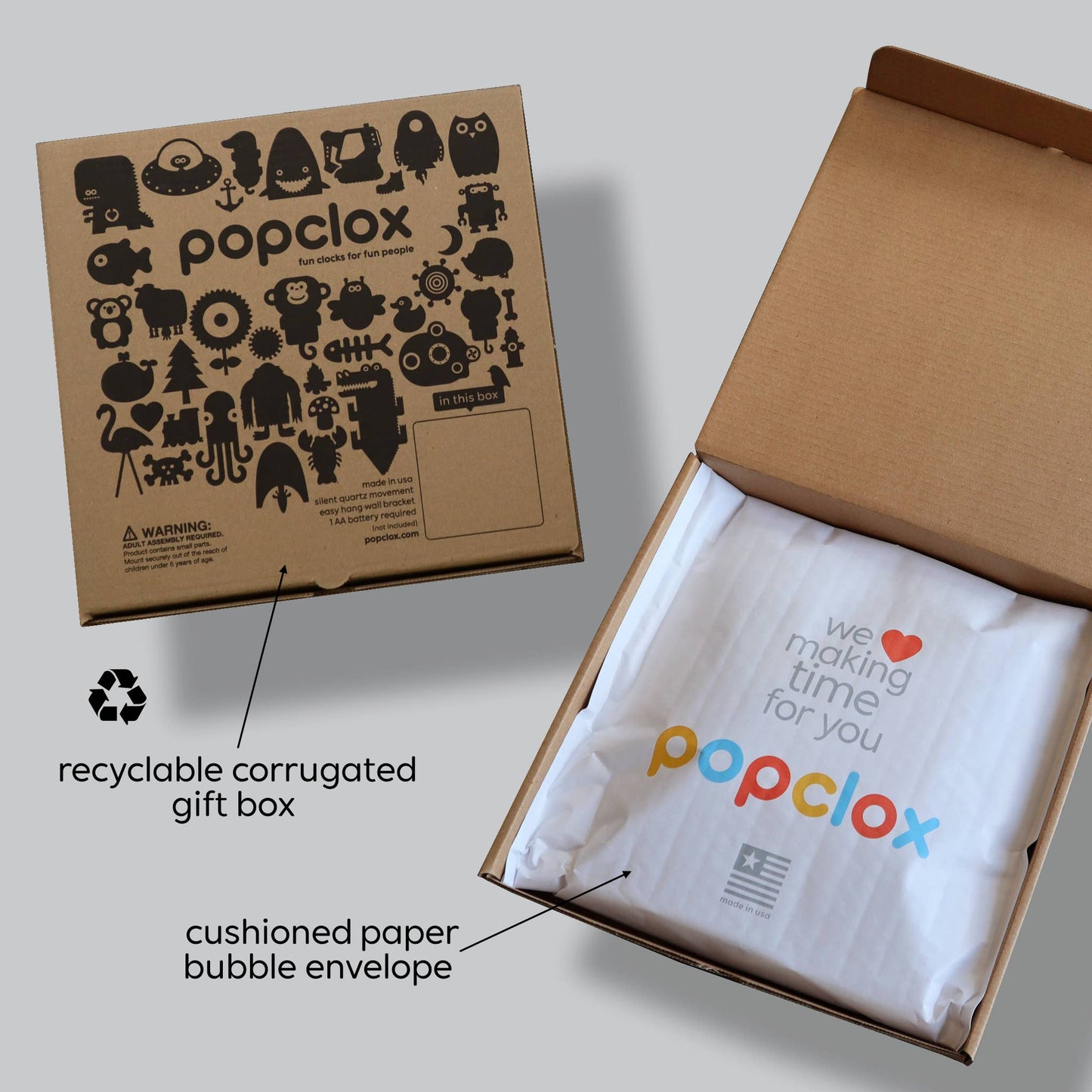 Wall Clock -pendulum Skateboard