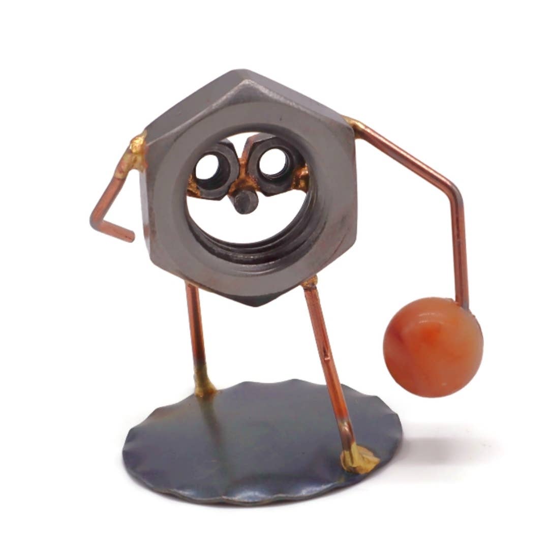 Metal Figurine - Bowling Nut