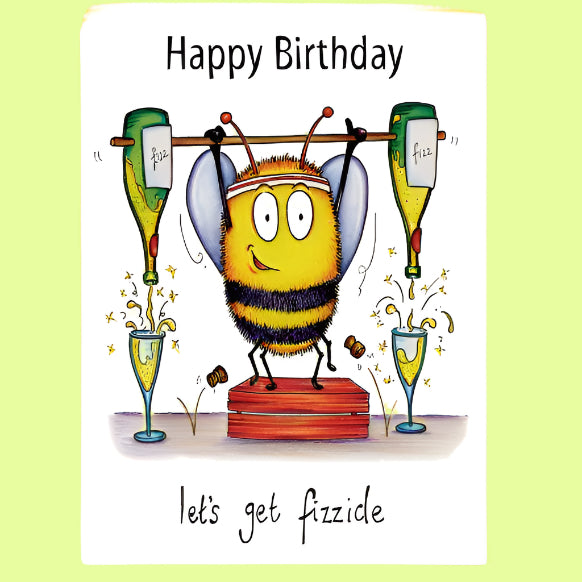Greeting Card - Let's get Fizzicle