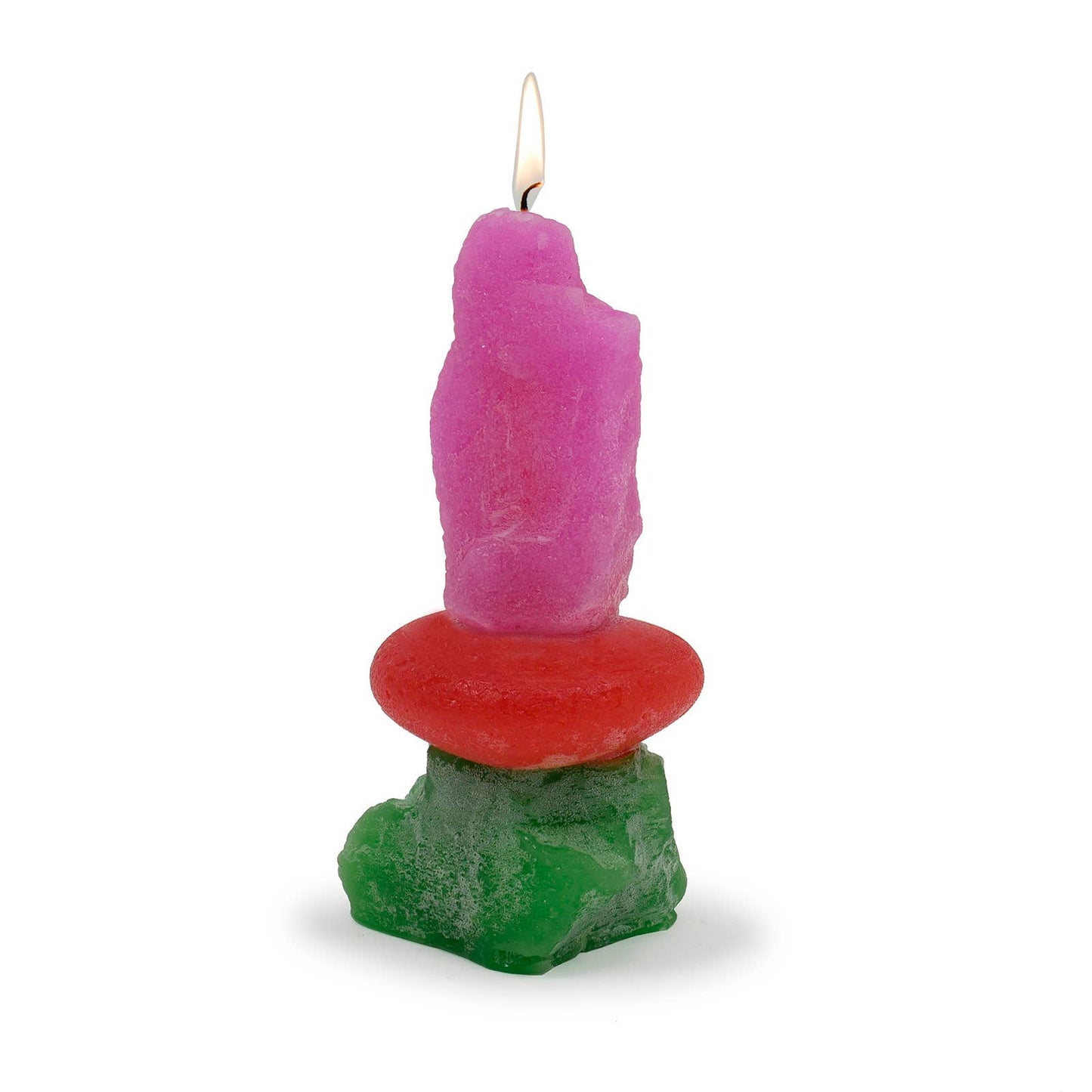 *Candle - Cairn Candles pk/rd/gn