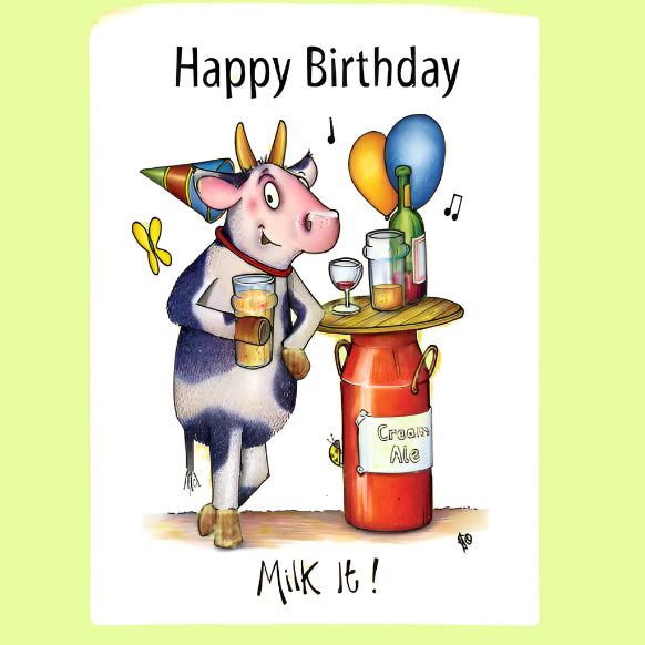 Greeting Card - Milk It Greeting