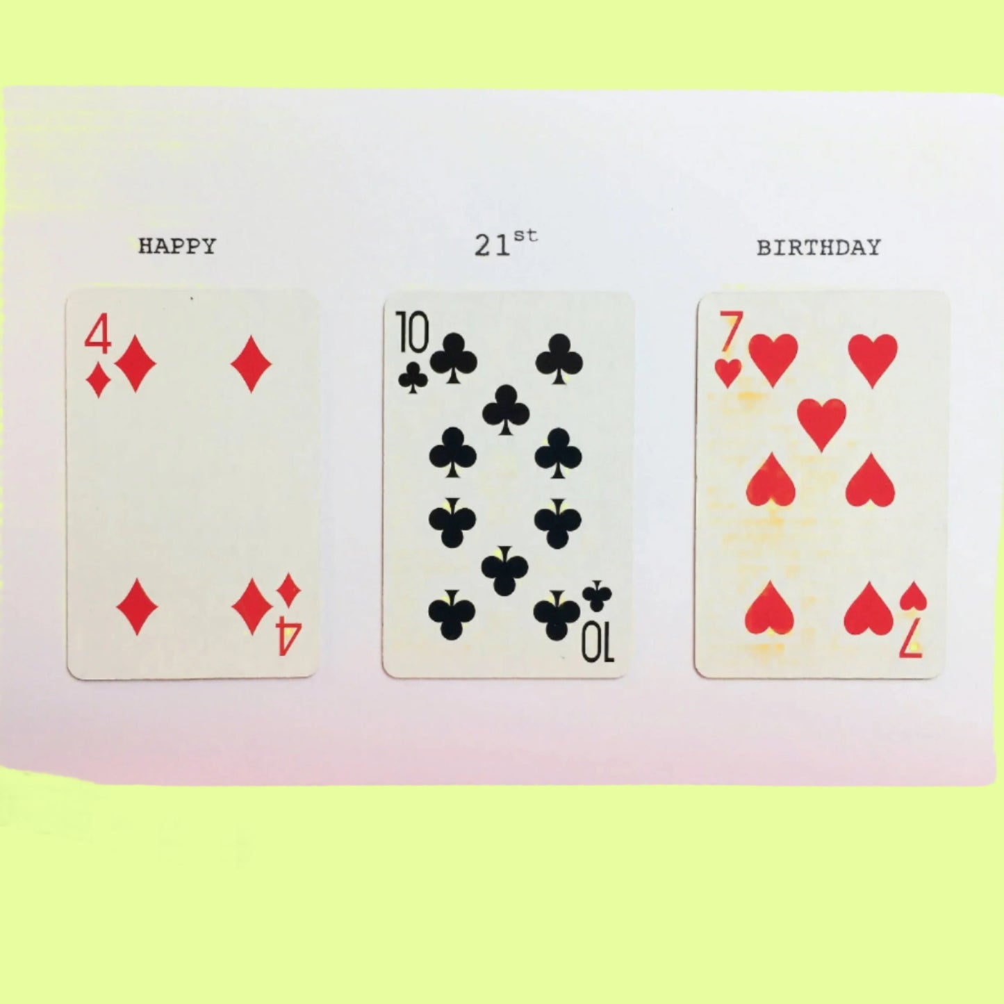 Greeting Card - HAPPY 21ST BIRTHDAY