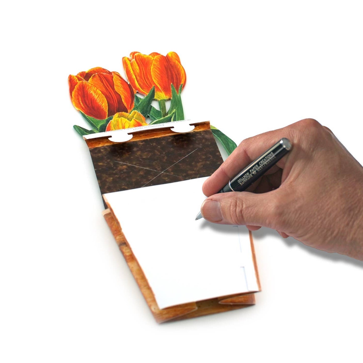 Greeting Card - 3D Tulips