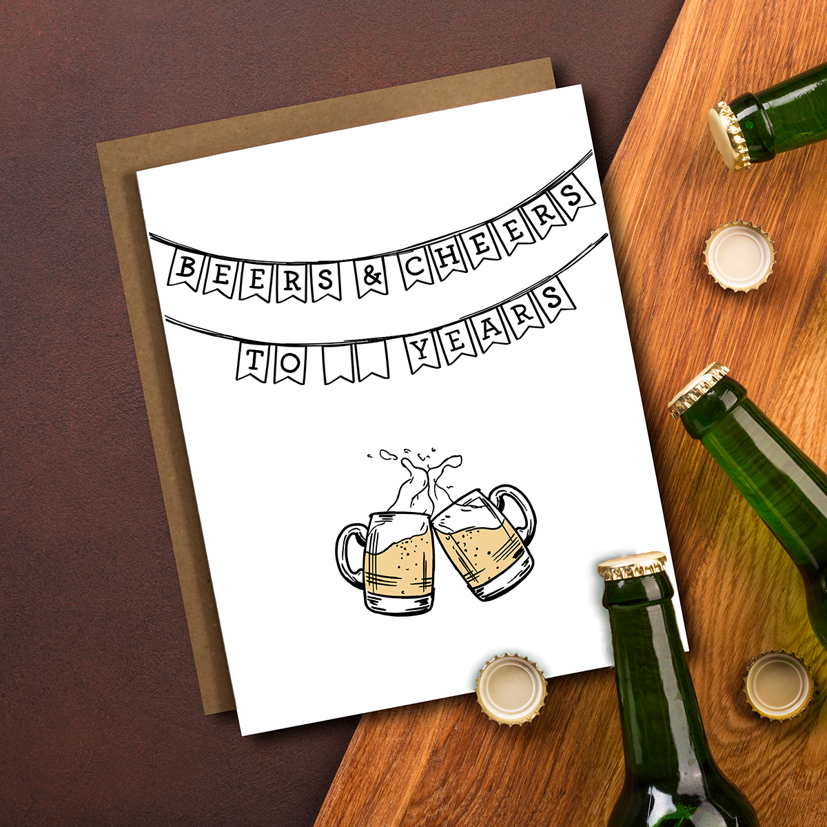 Greeting Card - Cheers and Beers Celebration
