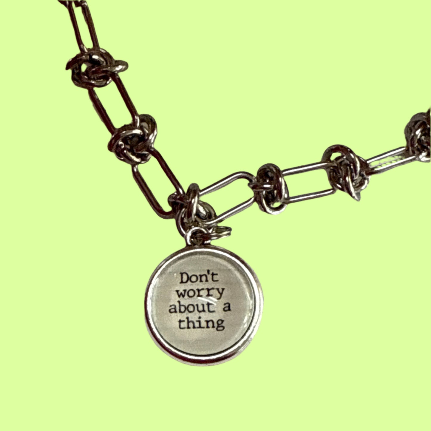 Bracelet - Don't you worry about a thing barb chain