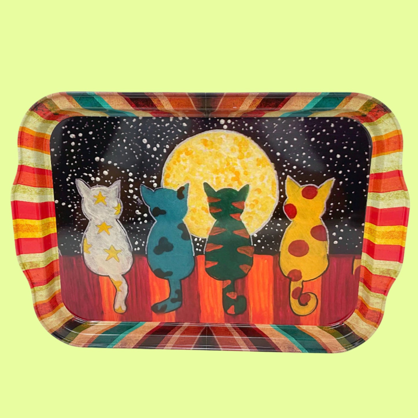 Tray - 4 Cats backs metal