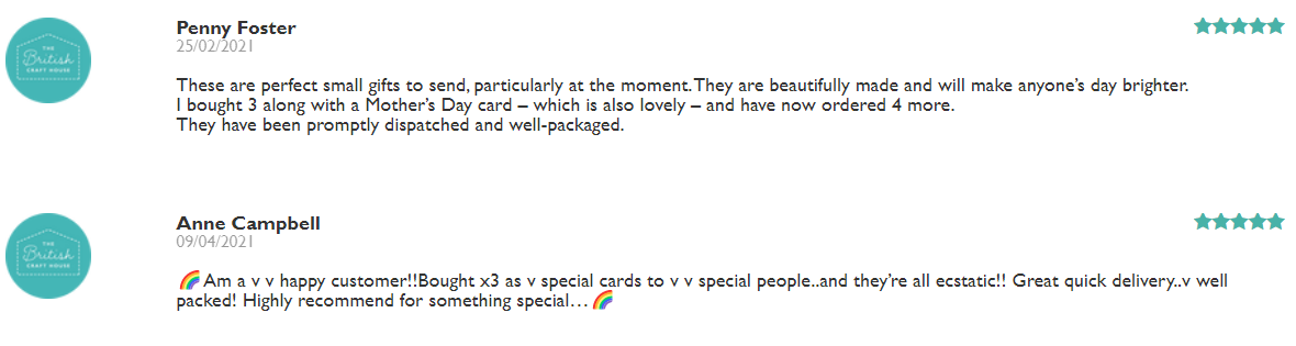 Greeting Card - fused glass light catcher gift various