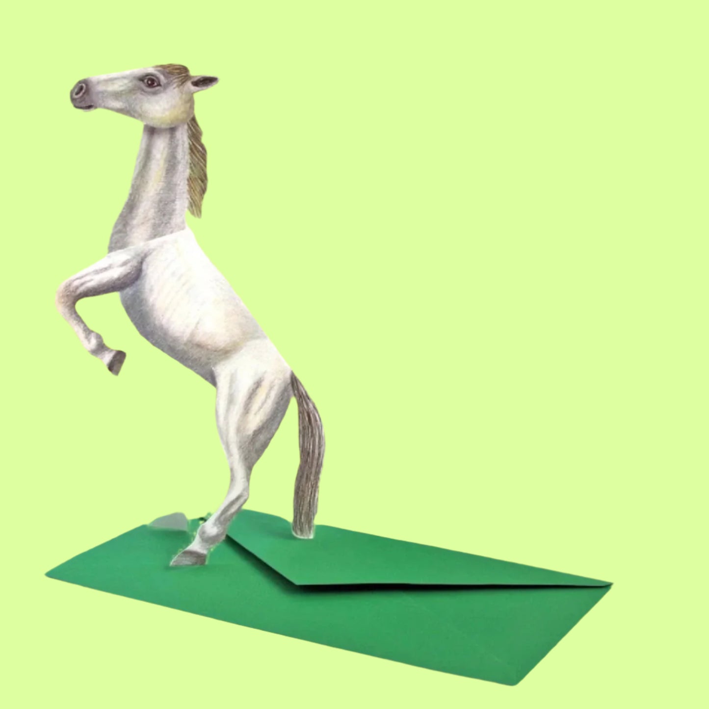 Greeting Card - 3D Horse