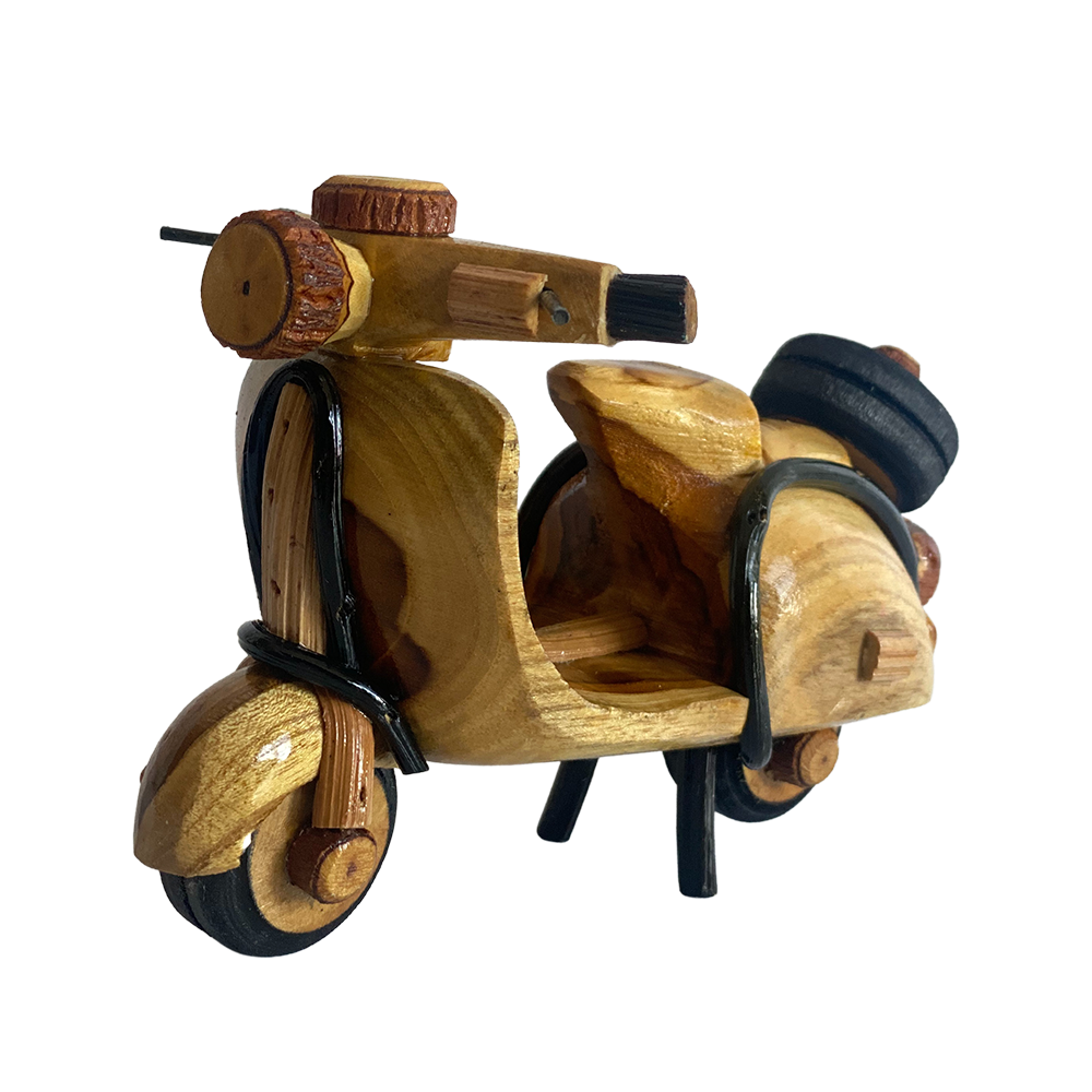 Decorative - Vintage Model Vespa, Bamboo
