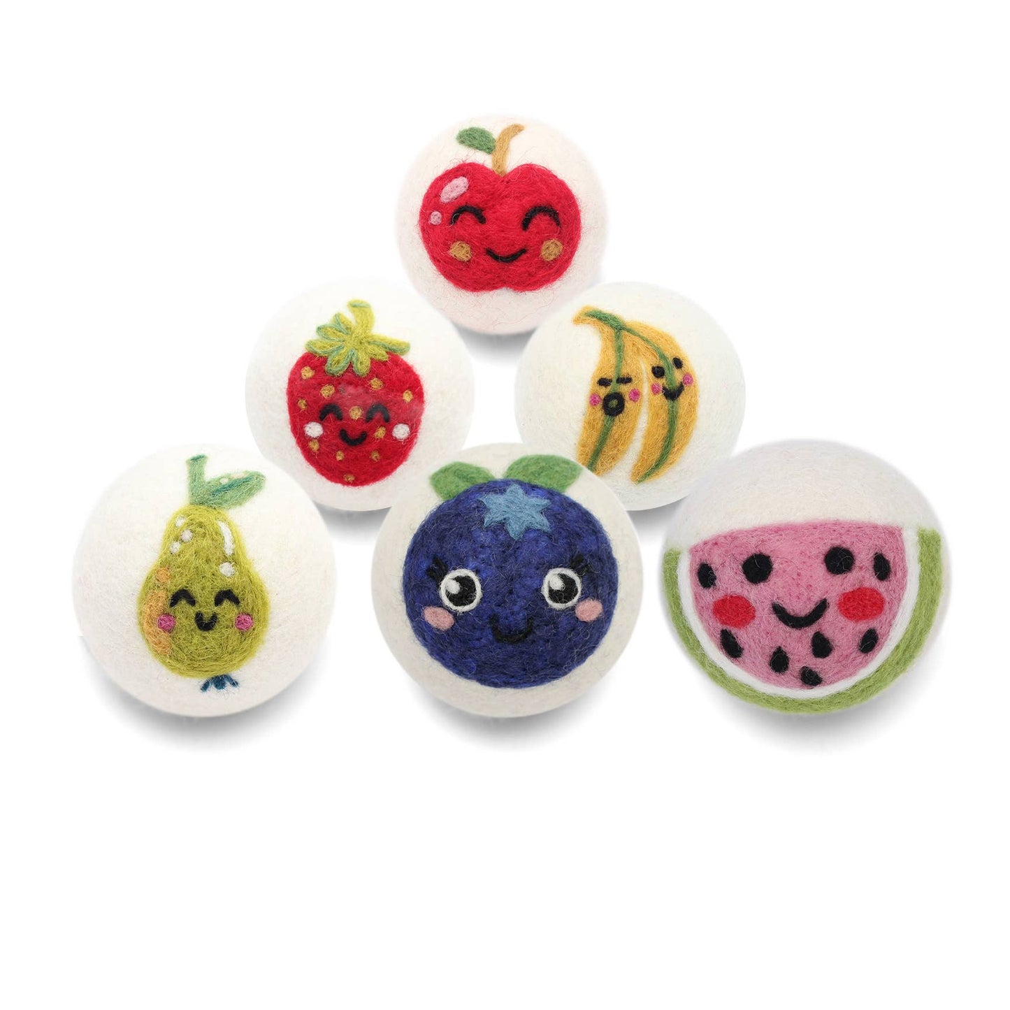 Eco Wool Dryer Balls Fair Trade: Strawberry