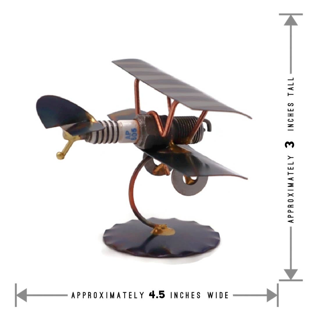 Metal Figurine - Bi-Wing on Stand