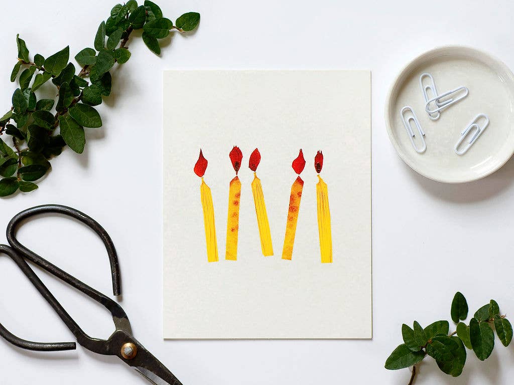 Greeting Card - Candles
