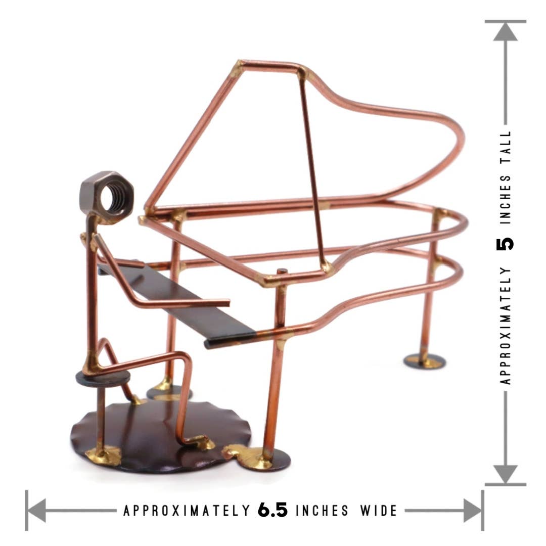 Metal Figurine - Grand Piano