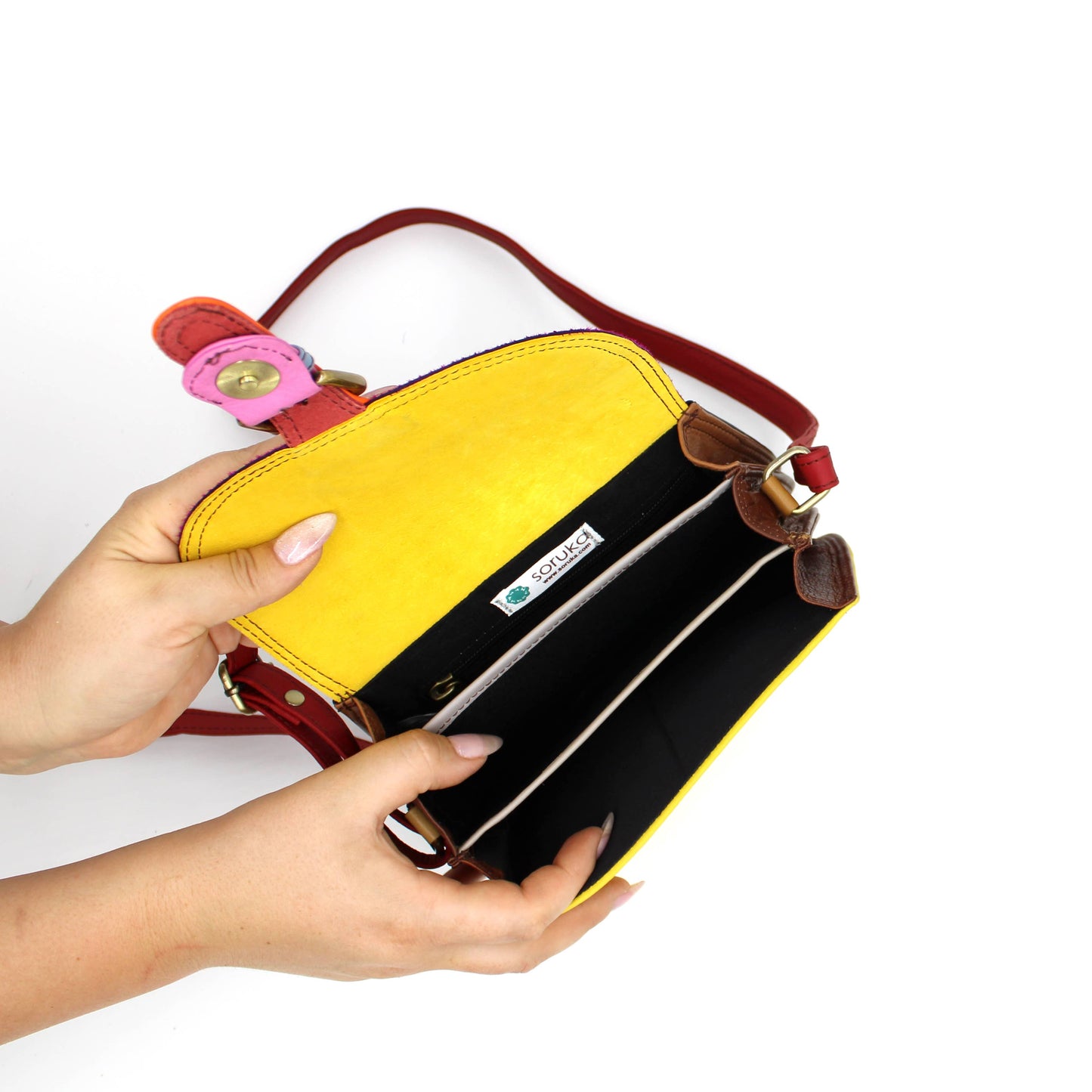 Bag - Ally Print Crossbody - gn/bk