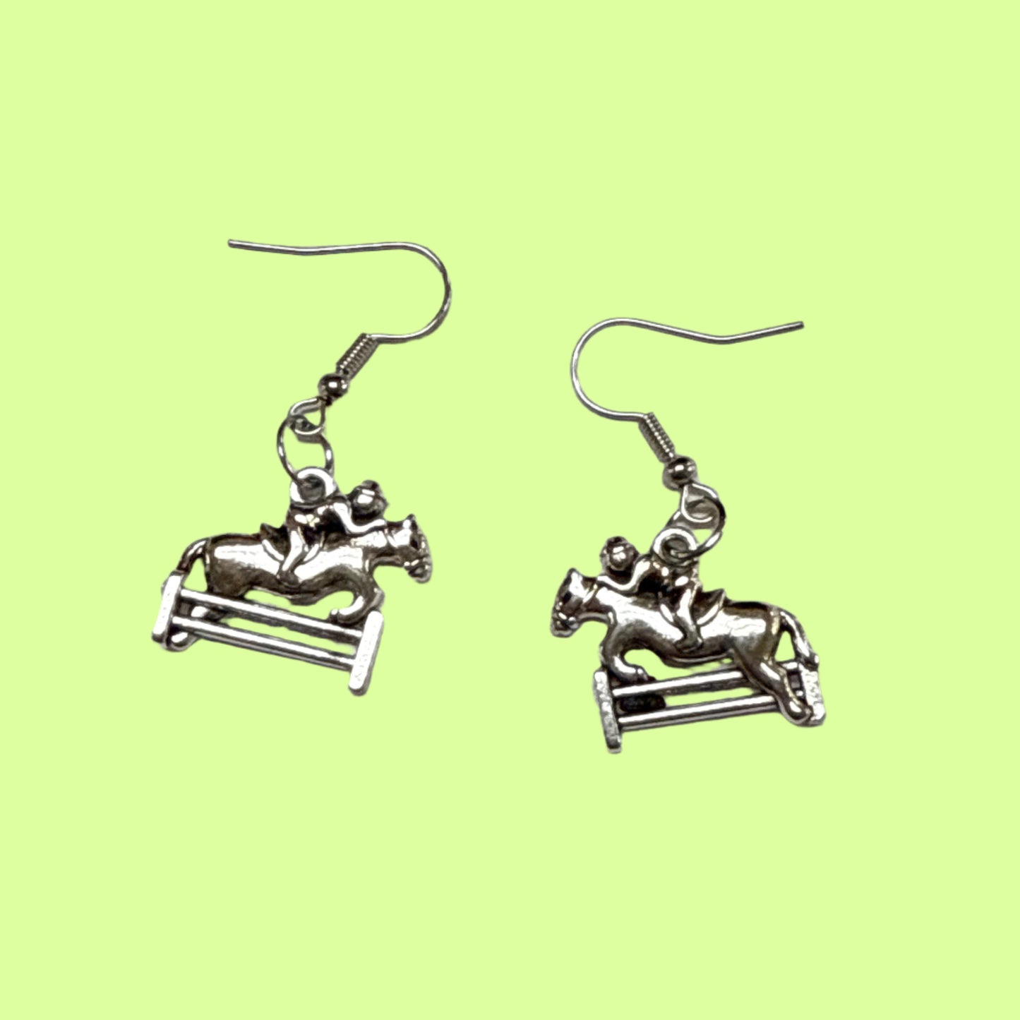 Earrings - horse show jumping hooks