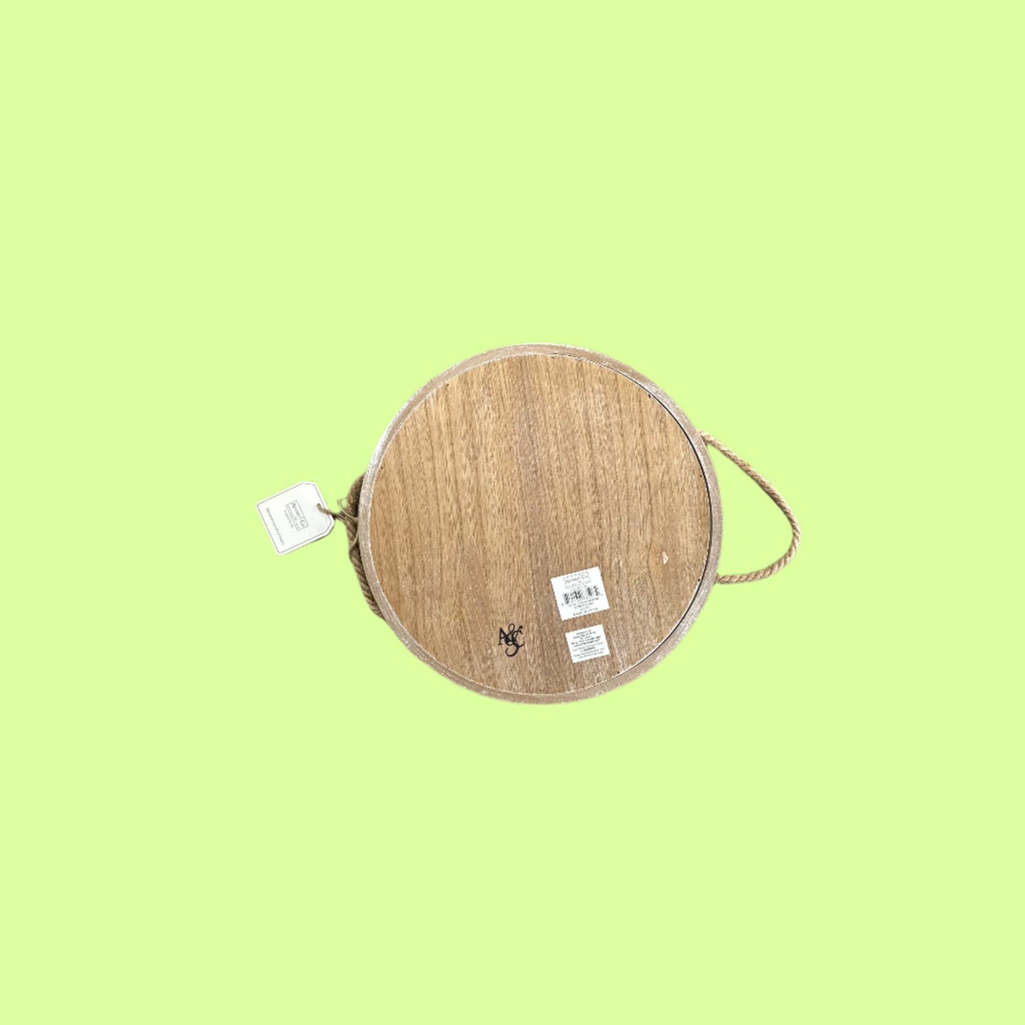 Tray - Round wood lemons 12"