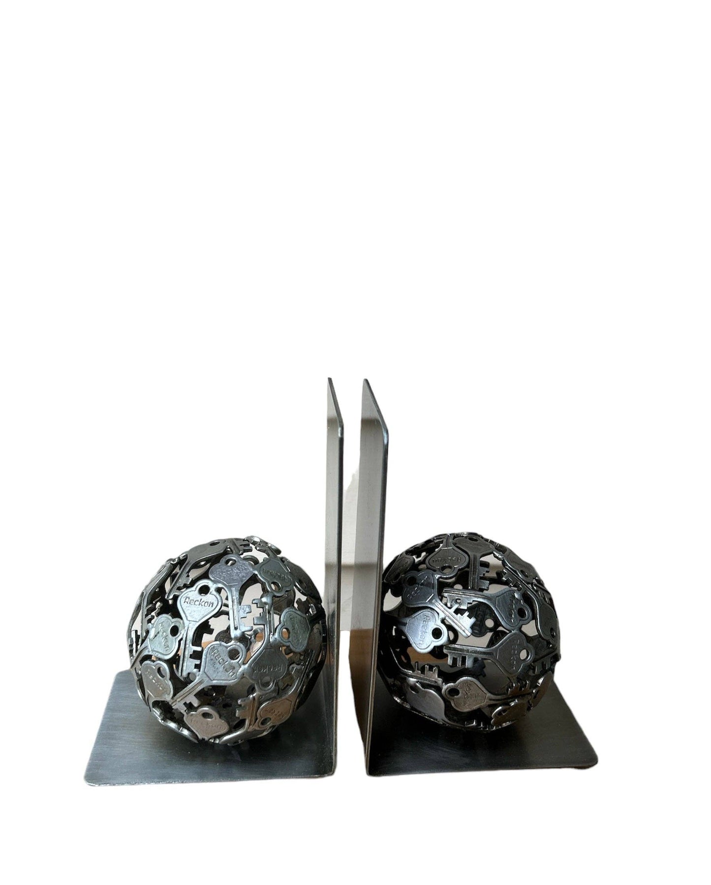 Bookends - Recycled Keys Antique