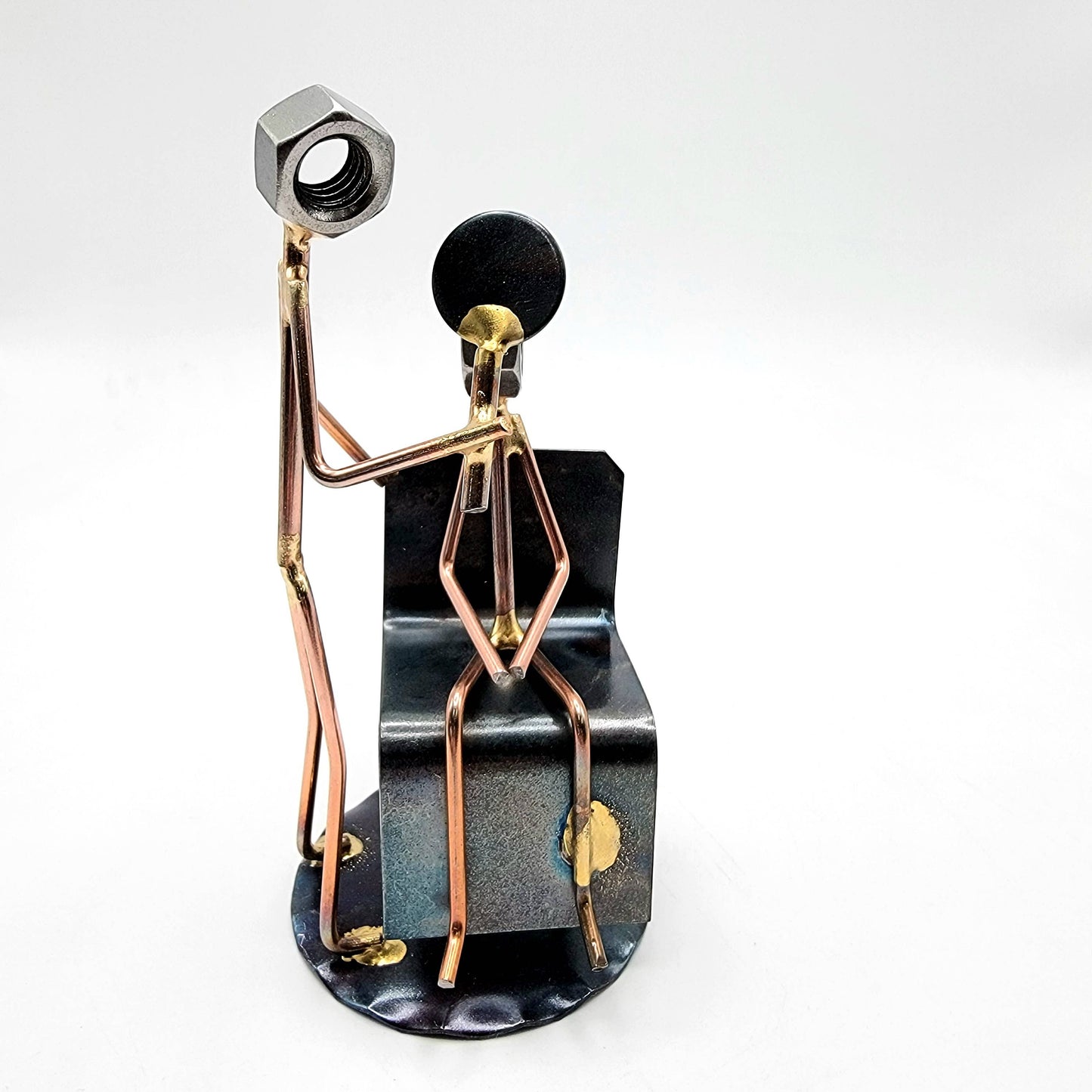 Metal Figurine - Hair Stylist