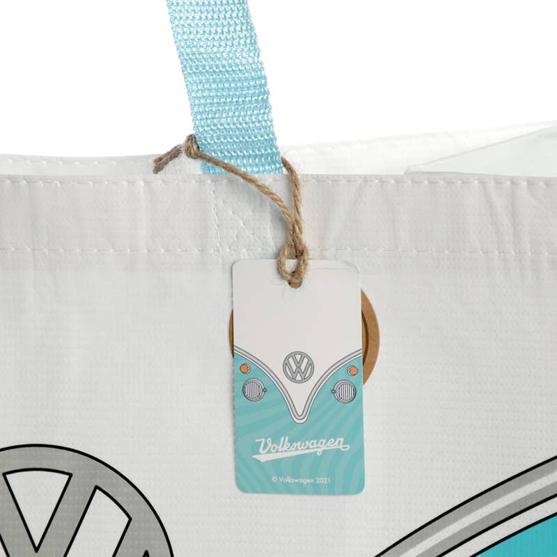 Tote - VW T1 Camper Bus Shopper Blue