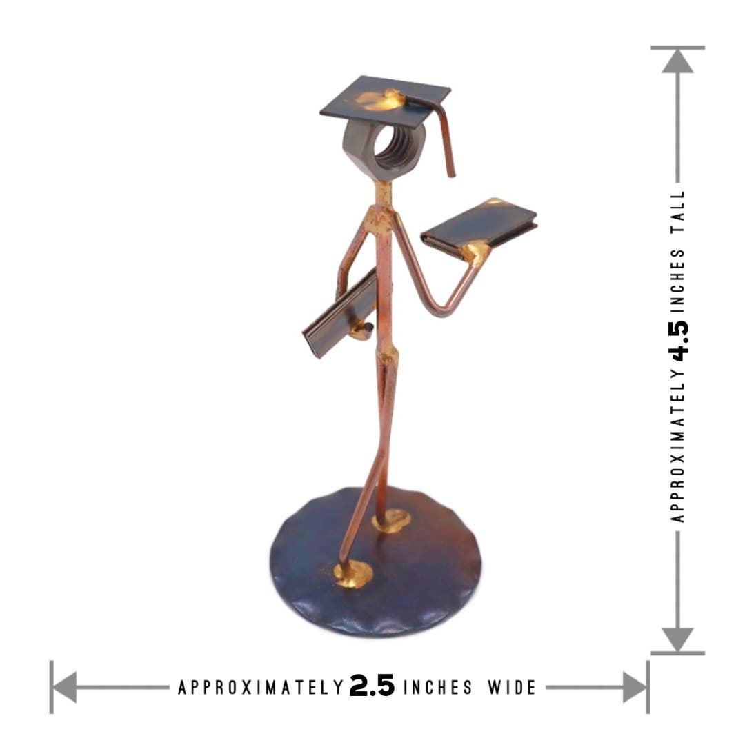 Metal Figurine - Student Man